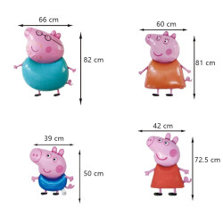 Peppa Pig Birthday Party Decoration Aluminum Foil Balloon For Kid Even