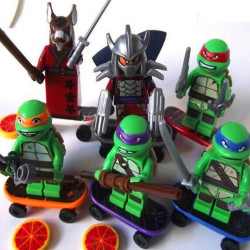 Želvy Ninja 6 ks Figurky k Lego