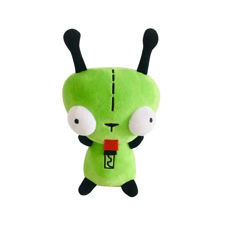 20cm Alien ET 3D Eyes Green Invader ZIM GIR Dog Plush Figure Toy Soft