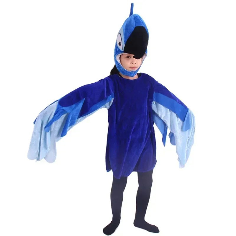 Boy Girls Children Cartoon Animal Parrot Costume Dance Cosplay Props P