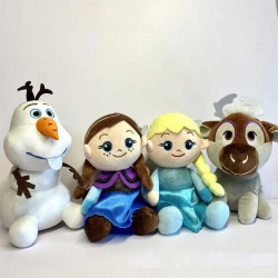 10pcs 20/30/40/50cm Frozen Adventure Plush Toy Princess Elsa Anna Doll
