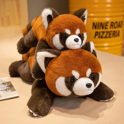 Lifelike Red Panda Stuffed Animals Raccoon Plush Toy Cute Panda Plushi