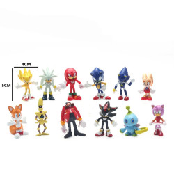 Figúrky Ježko Sonic 12 ks