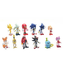 Figúrky Ježko Sonic 12 ks