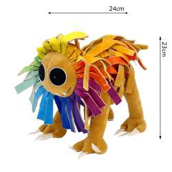 Plyšák Yarnaby Duhový lev |Nightmare Critter 24 cm
