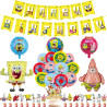 Set narozeninová dekorace Spongebob v kalhotách
