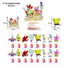 SpongeBob SquarePants Balloons Cake Topper Safari Wild One Ballon Happ
