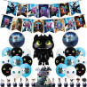 How to Train Your Dragon Balloons No Teeth Toothlessing Green Eye Blac