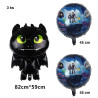 How to Train Your Dragon Balloons No Teeth Toothlessing Green Eye Blac