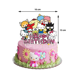 Set narodeninová dekorácia Hello Kitty, Kuromi a Melody