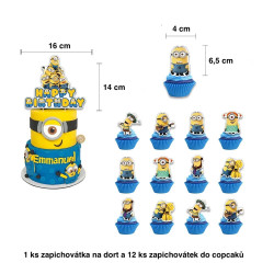 2024 New Minions Themed Children'S Birthday Party Decoration One-Time