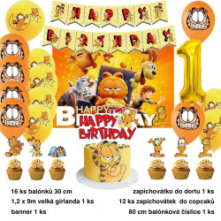 Set narozeninová dekorace Garfield