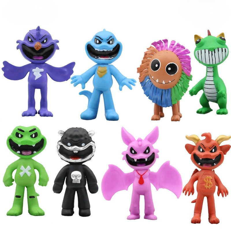 Figurky Nightmared Critter Pianosaurus Yarnaby 8 ks
