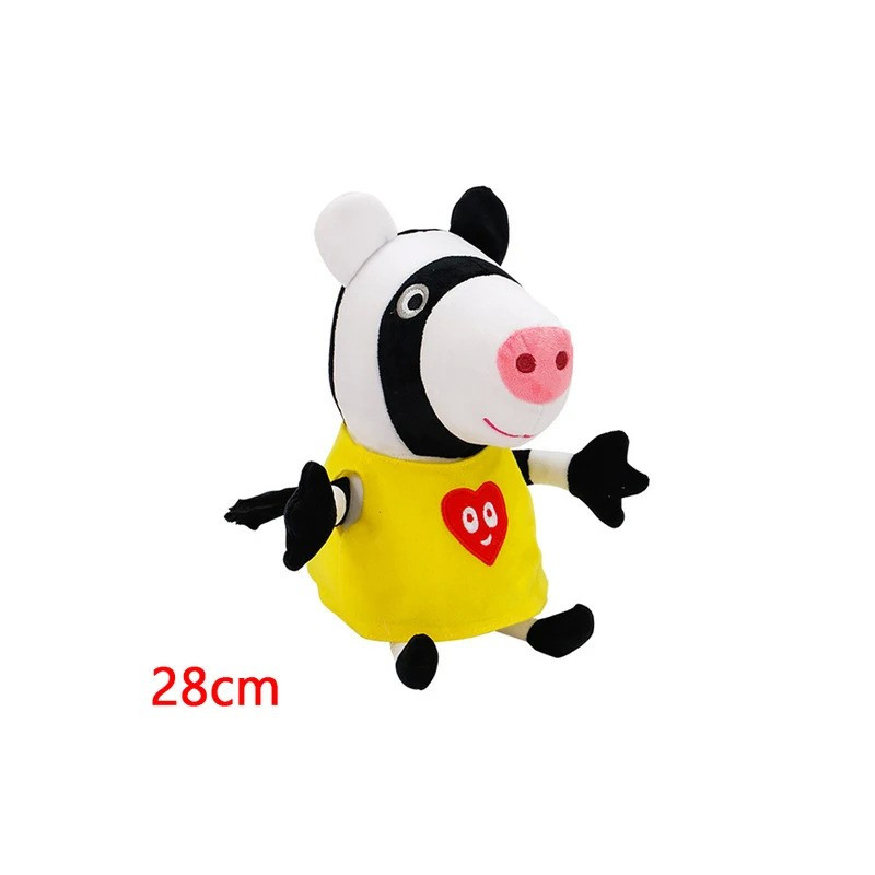 28Cm Peppa Pig Forever Friends Plush Toy Bigger Edmund Elephant Pedro Pony Suzy Sheep Zoe Zebra Room Kids Birthday Gift Toys| |