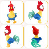 Plyšák Kohout Heihei | Vaiana 30 cm