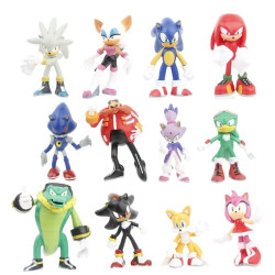 Figúrky Ježko Sonic 12 ks