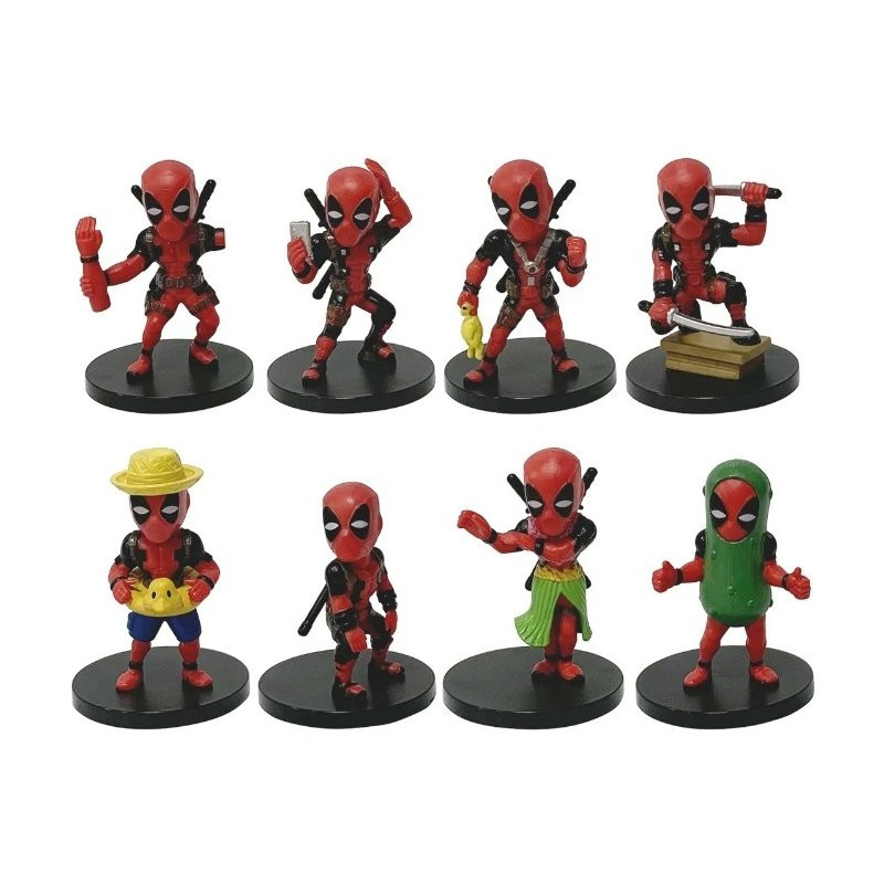 Figúrky Deadpool Marvel 8 ks