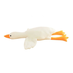 Plyšák bílá kachna 50/130 cm