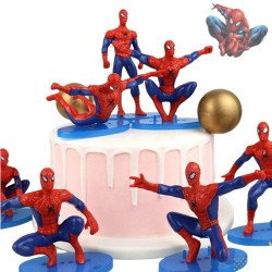 Figurky Marvel Spider-Man s podstavcem 7 ks