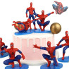 Figúrky Marvel Spider-Man s podstavcom 7 ks
