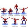 Figúrky Marvel Spider-Man s podstavcom 7 ks