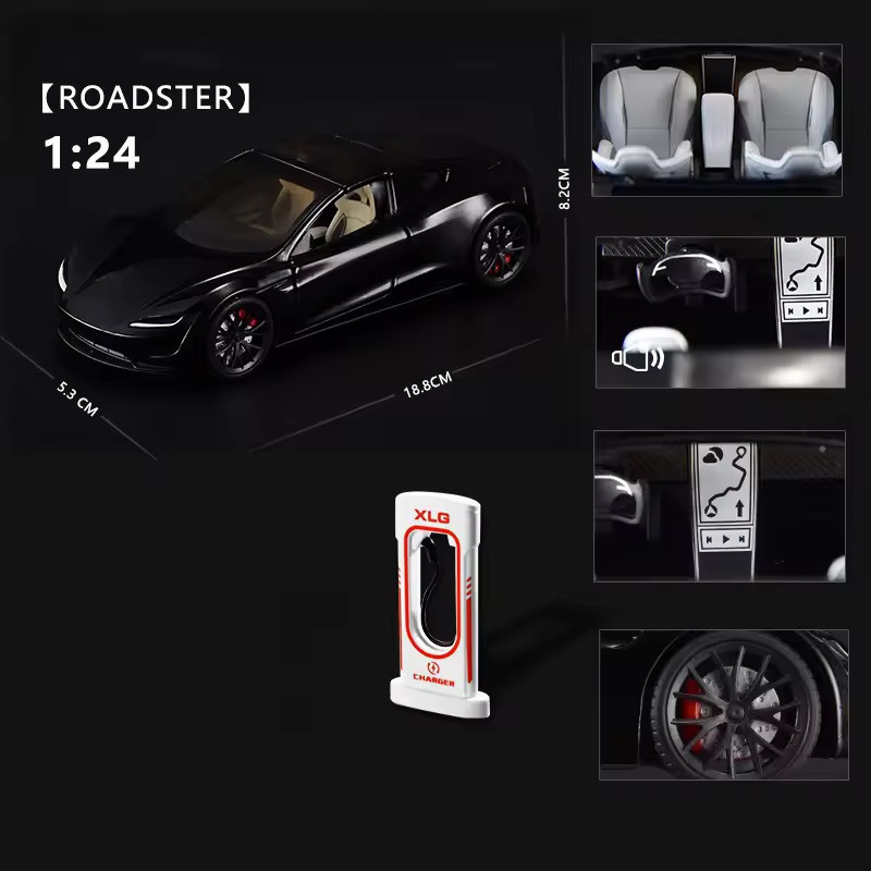Model auta Tesla Roadster 1:24