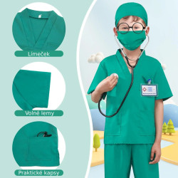 Kostým doktor pro kluky 110 - 140
