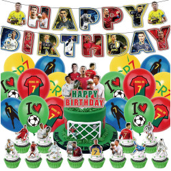 Set narozeninová dekorace fotbalista Ronaldo