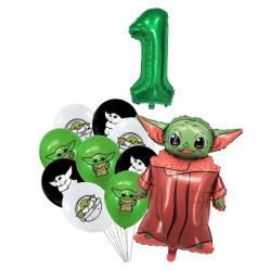 Narozeninová dekorace Baby Yoda | Star Wars