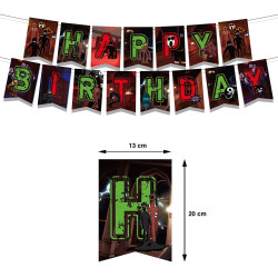 The Game Doors Theme Birthday Party Decoration Doors Balloon Banner Ca