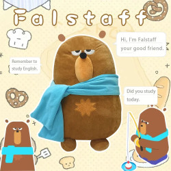 Plyšový maskot Falstaff Duolingo 30 cm