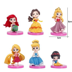 Figurky princezny z pohádek 6 ks