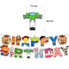 Disney Monster Shrek Prince Donkey Green Princess Happy Birthday Banne