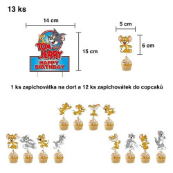 Set narozeninová dekorace Tom a Jerry