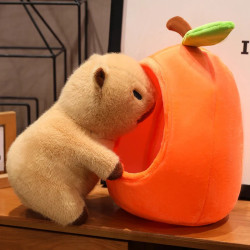 Avocado Fruit House Plush Toy Capybara Doll Capibala Sleeping Pillow L