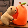 Avocado Fruit House Plush Toy Capybara Doll Capibala Sleeping Pillow L