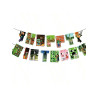 Disney Monster Shrek Prince Donkey Green Princess Happy Birthday Banne