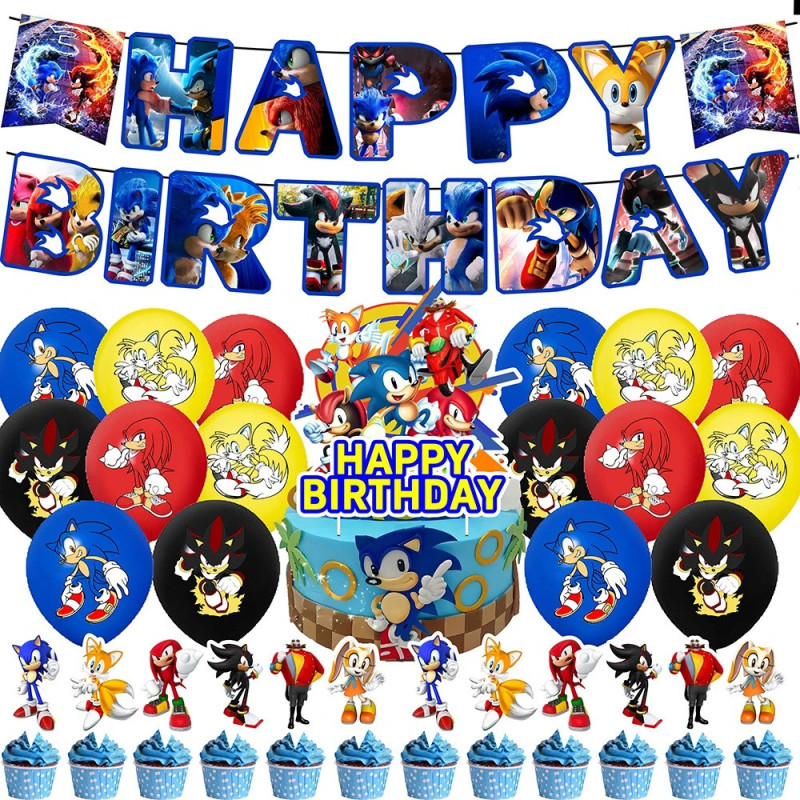 Disney Monster Shrek Prince Donkey Green Princess Happy Birthday Banne