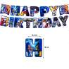 Disney Monster Shrek Prince Donkey Green Princess Happy Birthday Banne