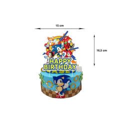 Set narozeninová dekorace Ježek Sonic