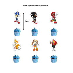 Set narozeninová dekorace Ježek Sonic