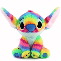 Plyšák duhový Stitch 35 cm