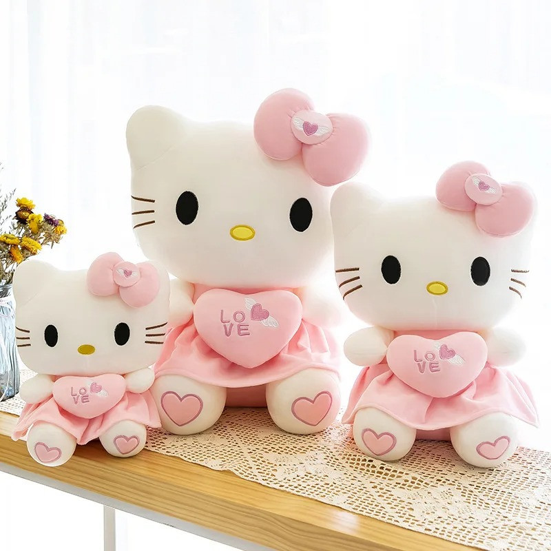 Plyšák Hello Kitty srdíčko Love 25/30/40/55 cm