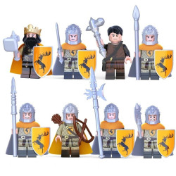 Figurky Hra o Trůny k LEGO 8 ks rod Baratheonů