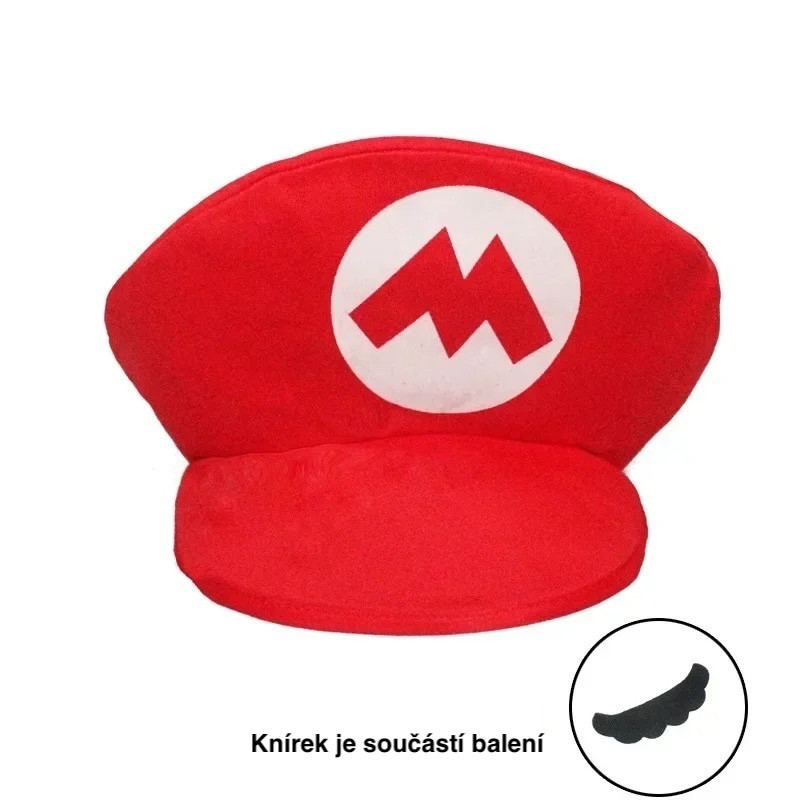 Kostýmová čepice Super Mario bros