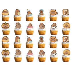 Capybara Balloons Happy Birthday Banner Animal Themed Birthday Decorat
