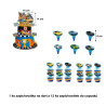 Hots Wheelset Balloons Racing Car Latex Ballons Boys Party Decorations
