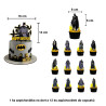 Batman Balloons Hero Happy Birthday Banner Party Decoration Cup Plate