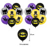 Batman Balloons Hero Happy Birthday Banner Party Decoration Cup Plate