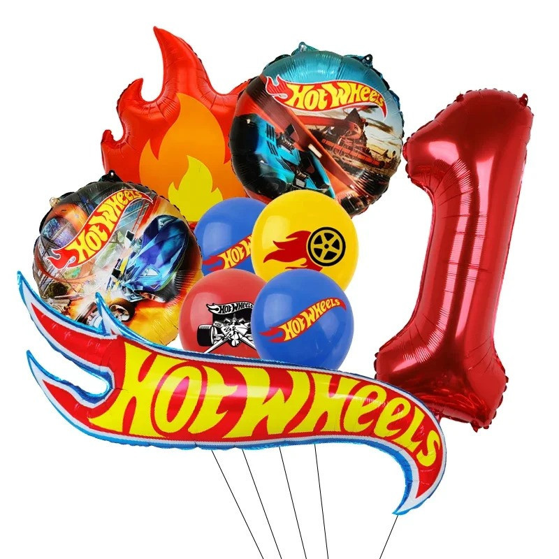 Narozeninová dekorace Hot Wheels